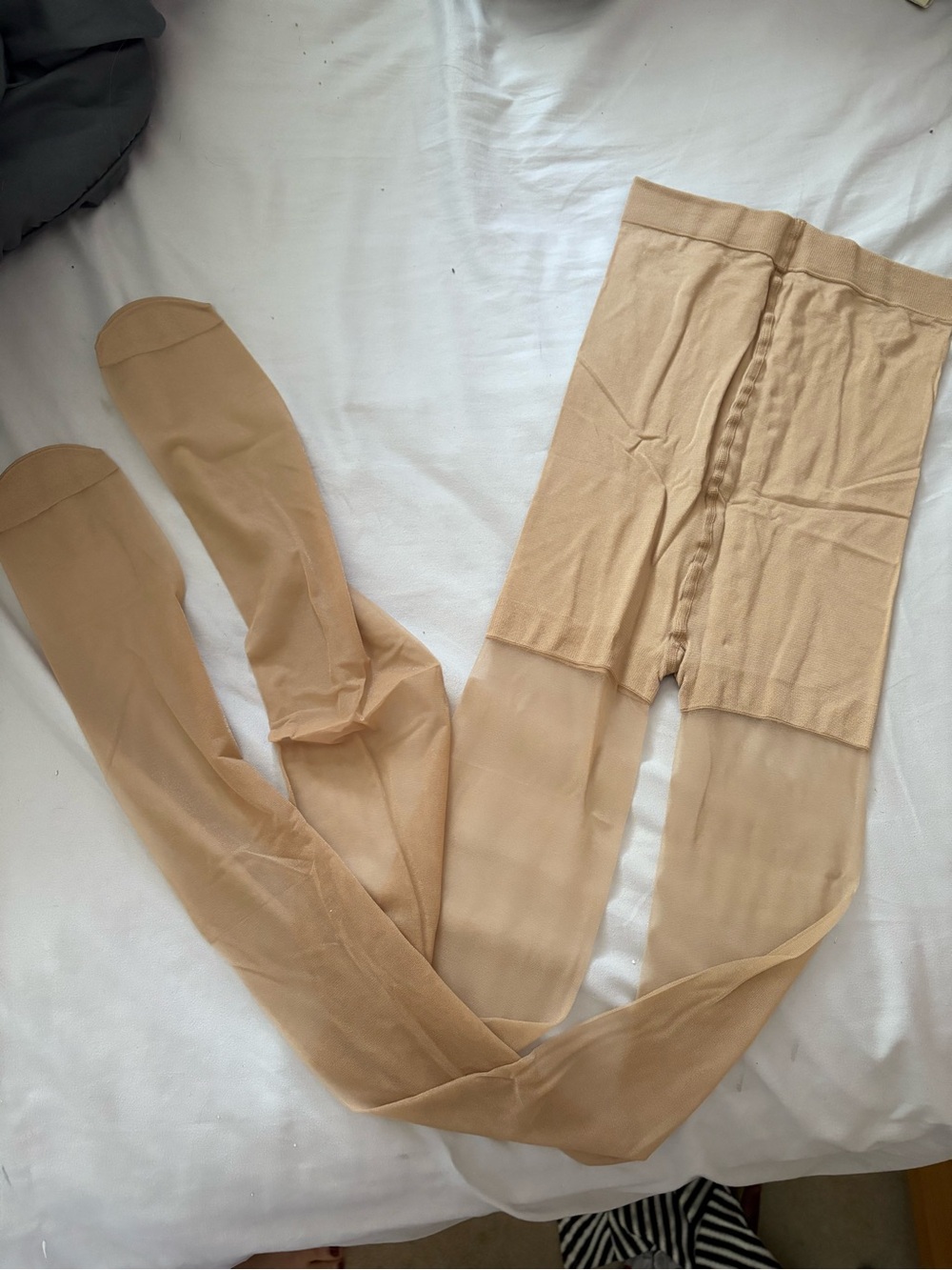 Sheer Nude/Tan Shapewear Tights